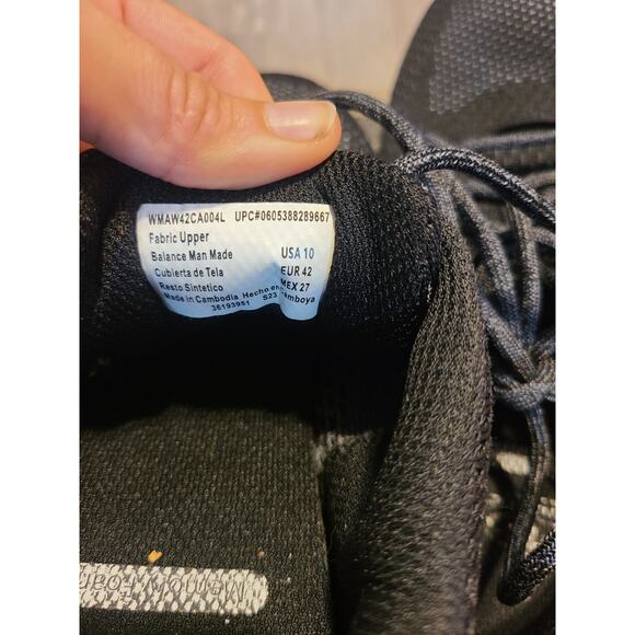 Athletic works size 10 women's black sneakers with memory foam insoles - Picture 7 of 8